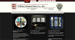 Desktop Screenshot of obrienstainedglass.com